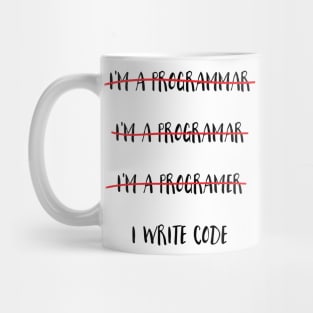 I Write Code Mug